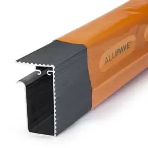 Alupave Grey Flat Roof & Decking Side Trim (L)2M