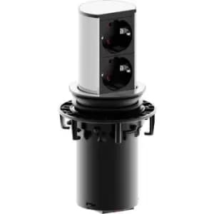 Bachmann 928.002 Socket tower 2x Silver, Black