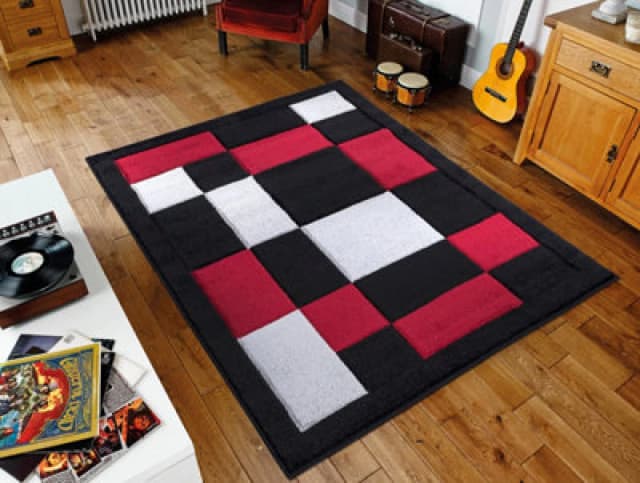 Smart Living Smart Living Modern Hand Carved Multicolour Soft Thick Area Rug - Havana in Jet Black Size: 60cm x 220cm Jet Black 60cm x 220cm Unisex