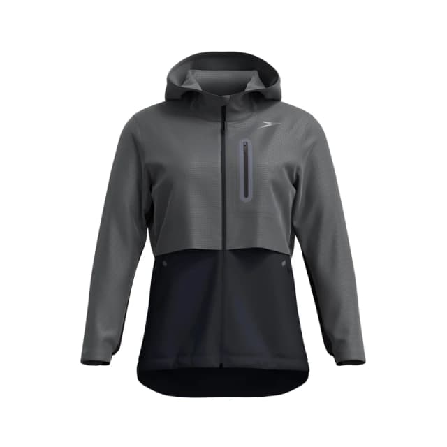 Speedo Womens Pro 1/4 Zip Fleece Black/Grey female 8 (XS)