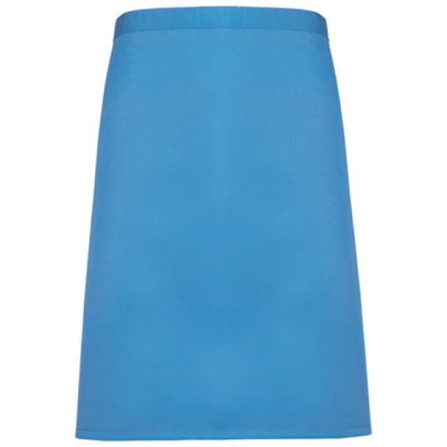 Premier Premier Colours Mid Length Apron in Blue Blue One Size Unisex 5063470681303