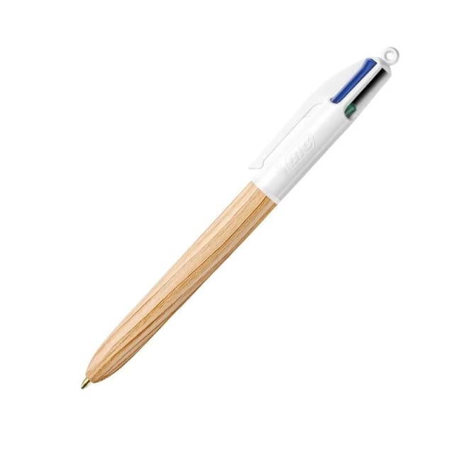 Bic 4 Colour Wood Effect - Single Multicolor Unisex