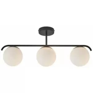 Nordlux Grant Globe Ceiling Light Black, E14