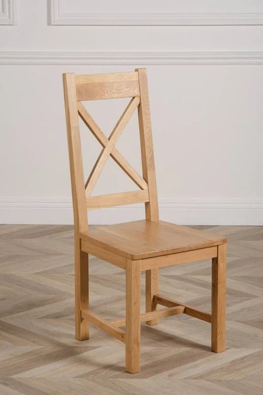 Thats Furniture Berkeley Solid Oak Dining Chairs for Dining Room or Kitchen in Brown Brown Unisex