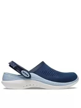 Crocs Literide 360 Clog Flat Shoes - Navy, Size 7, Women
