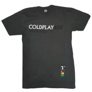 Coldplay - X & Y Under The Surface Unisex Small T-Shirt - Green