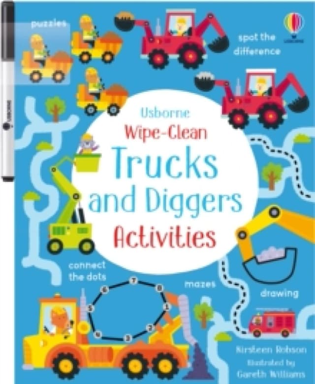 Wipe-Clean Trucks and Diggers Activities Paperback / softback