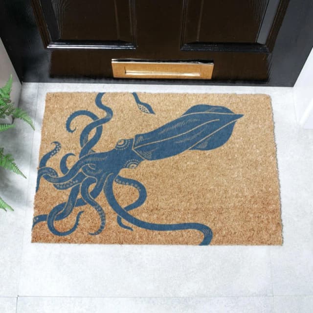 Artsy Doormats Squid Coir Doormat (60 X 40Cm)