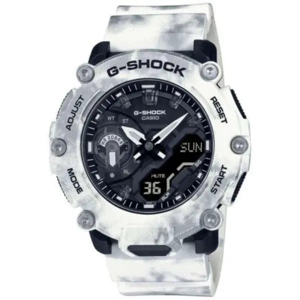 Casio G-Shock Snow Camo Series Dual Display Mens Watch GA-2200GC-7AER GA-2200GC-7AER