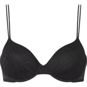 Calvin Klein Marquisette Lightly Lined Demi Bra - Black