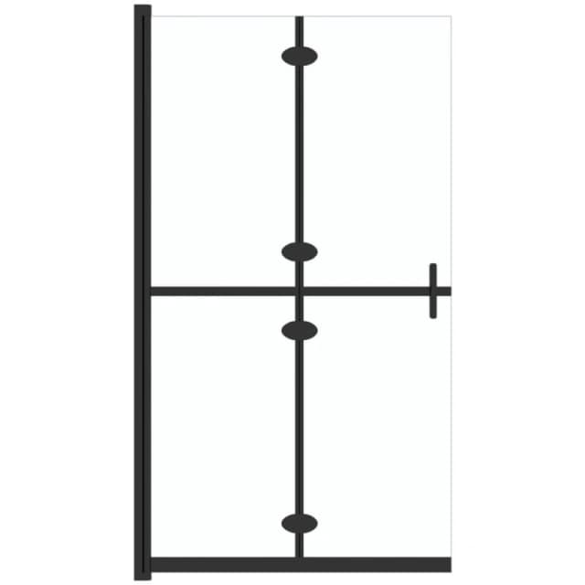 VIDAXL Vidaxl - Foldable Walk-in Shower Wall Transparent esg Glass 110x190cm 8720286640180
