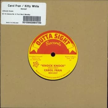 Kitty White Knock Knock / I'm Gonna Be A Fool Next 2013 UK 7" vinyl RSV037