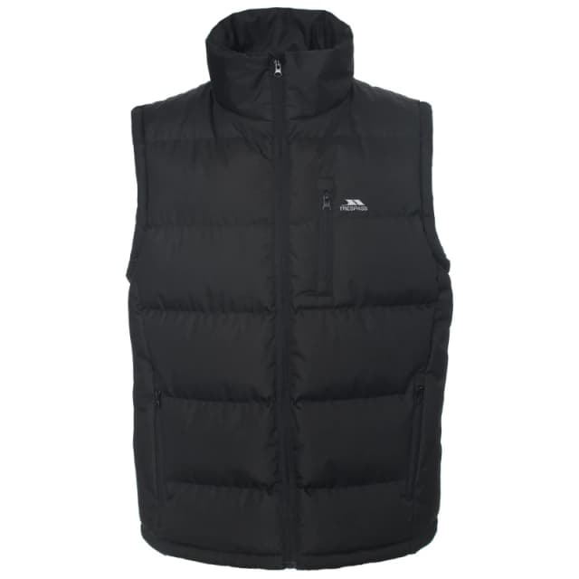 Trespass Trespass Men Clasp Padded Gilet Bodywarmer in Black Size: X-Small Black XS Male 5054752062033