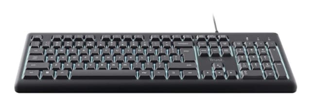 Trust Trust Primo Beleuchtete keyboard Home/Office USB QWERTY UK English Black 25823