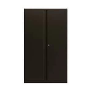 2 Door 1570mm Cupboard Empty Black (Dimensions: W914 x D470 x H1570mm) KF78714