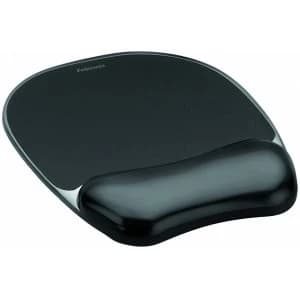 Fellowes Crystal Gel Mouse Pad + Wrest Black 9112101