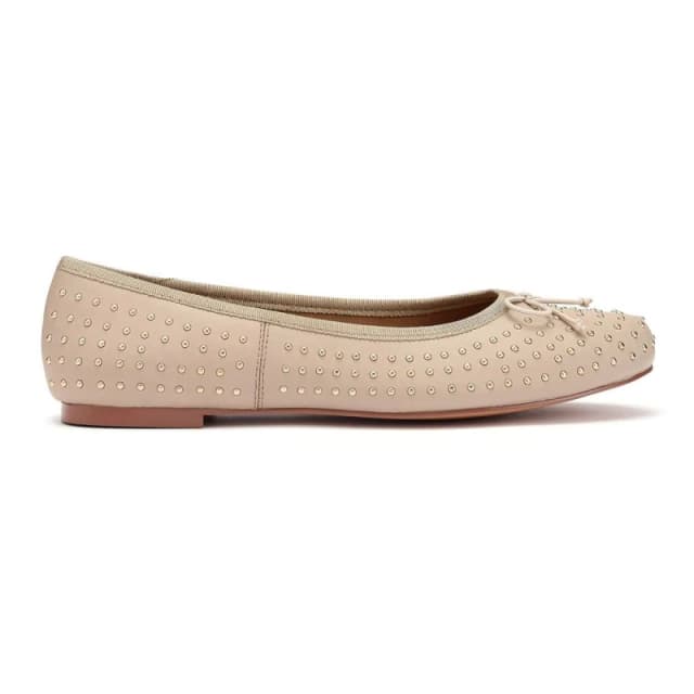 Hotter Womens 'Ebba' Ballerinas in Beige Size: 6 Beige Female 6
