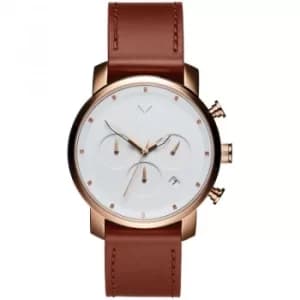 MVMT Rose Gold Natural Tan Chrono 40 Watch