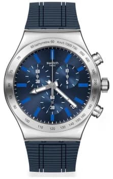 Swatch ELECTRIC Blue Blue Silicone Strap Blue Dial Watch