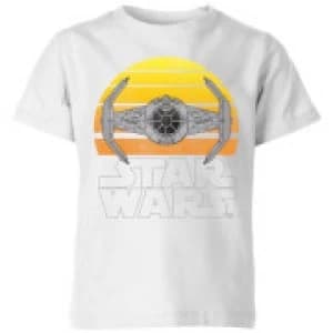 Star Wars Sunset Tie Kids T-Shirt - White - 11-12 Years