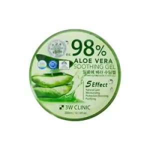 3WClinic - Aloe Vera Soothing Gel 98% - 300ml