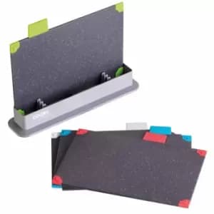 Cooks Professionals G4547 Index Style Grey Chopping Boards 4 Piece