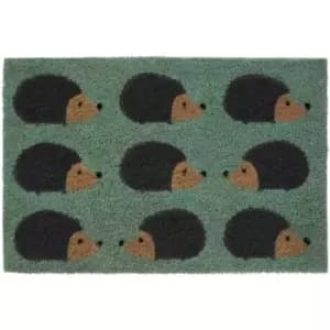 Hedgehog Design Door Mat / Non Slip Floor Mat Indoor and Outdoor Welcome Mat With Robust Coir For Door Entrances / House Entryway / Kitchen / Outside