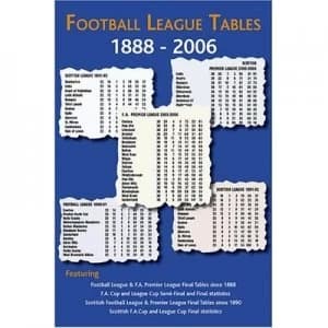 Football League Tables 1888-2006 by Michael Robinson Paperback