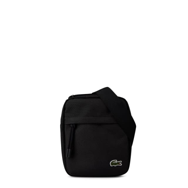Lacoste Neocroc Canvas Vertical Camera Bag - Black One Size