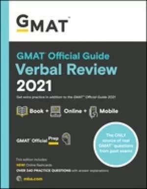 gmat official guide verbal review 2021 book online question bank book onlin