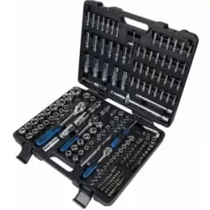 KS Tools CHROMEplus 195 Piece Ratchet Spanner. Socket&Bit Set 918.0795