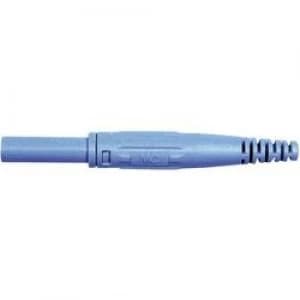Jack socket Socket straight Pin diameter 4mm Blue Staeubli