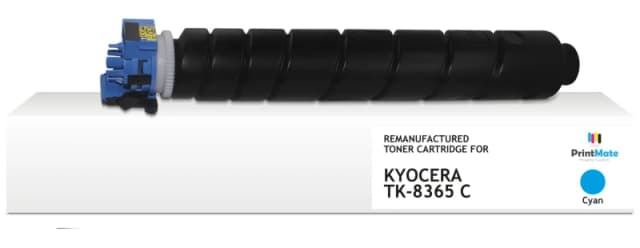 PrintMate KYOCERA TK-8365C. remanufactured toner. Cyan 12000p