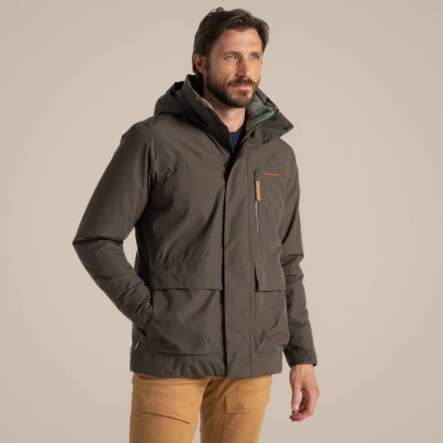 Craghoppers Craghoppers Men Padley Waterproof Insulated Jacket in Dark Green Size: 2X-large Dark Green XXL Male 5063260084024