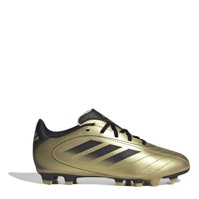 adidas Goletto VIII Juniors Firm Ground Football Boots Gold/Black male 4 (36.7)