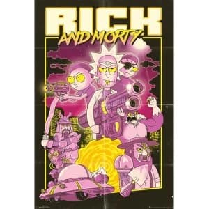 Rick and Morty Action Movie Maxi Poster