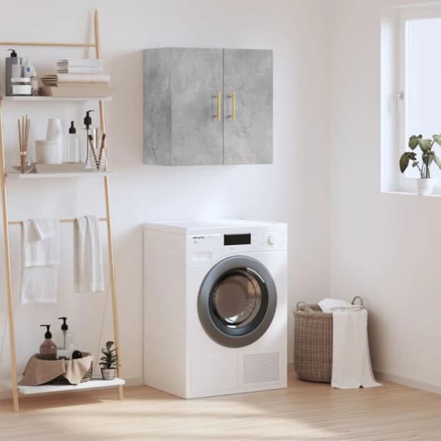 VIDAXL Wall Cabinet Concrete Grey 60x31x60cm Engineered Wood Vidaxl 829952