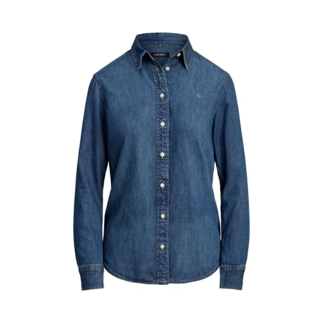 Lauren by Ralph Lauren Jamelko Denim Shirt - Blue Blue 16