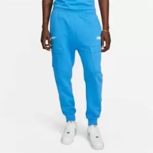 Nike Sportswear Standard Issue Fleece Cargo Trousers - Blue