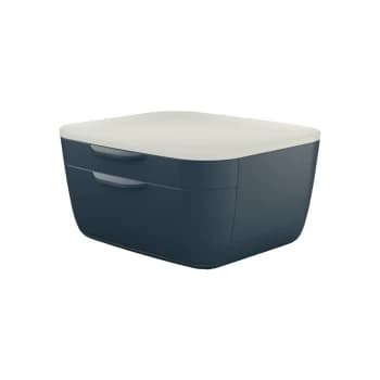 Cosy Drawer Cabinet 2 Drawers (1 Small and 1 Large) , Velvet Grey