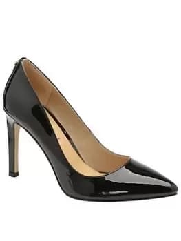 Ravel Edson Black Patent Heeled Court Shoe, Black, Size 3, Women