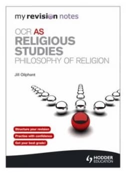 Ocr As Religious Studies. Philosophy of Religion by Jill Oliphant Paperback