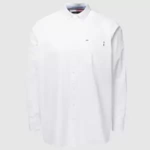 Tommy Hilfiger Big & Tall Mens Solid Oxford Shirt - White - XXXL