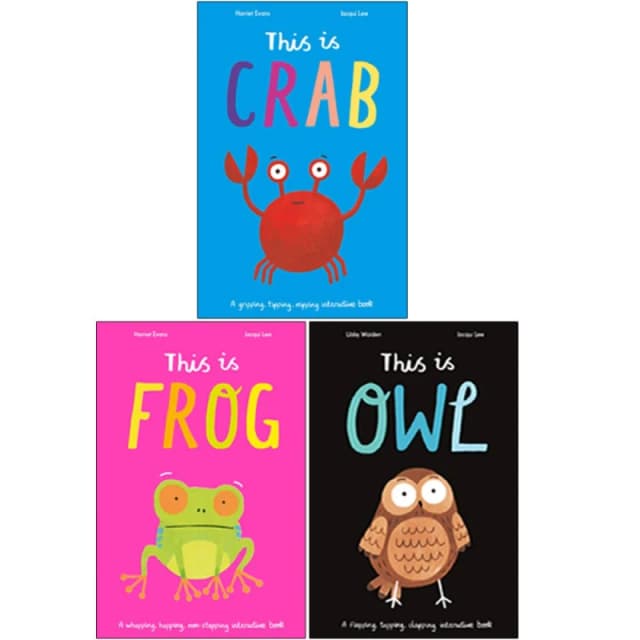 Jacqui Lee 3 Books Collection Set ( This is Crab, This is Frog & This is Owl ) Paperback Harriet Evans, Jacqui Lee Books
