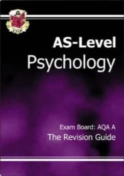 As-Level Psychology by Rachel Selway and Dominic Hall and Andy Park Paperback