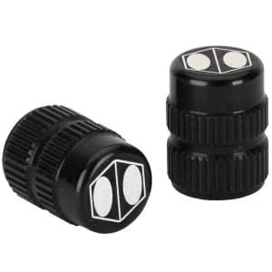 Box Cube Valve Cap Schrader Black