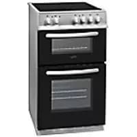Statesman Edc50S Atlas 50Cm Double Oven Electric Ceramic Cooker Silver