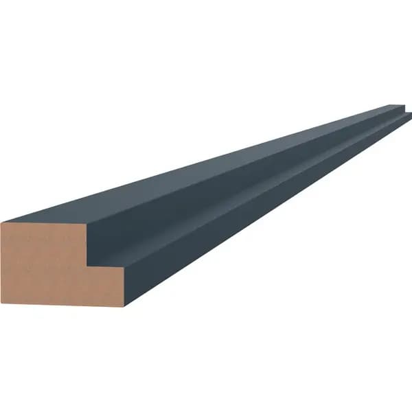 Kitchen Kit Flatpack J-Pull Multi Rail Ultra Matt 2745mm in Indigo Blue Mdf