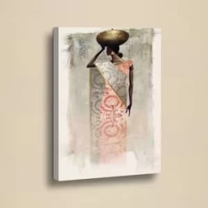 CHNE220 Cream Brown Grey White Pink Decorative PU Leather Painting