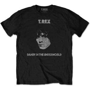 T-Rex - Dandy Unisex Large T-Shirt - Black